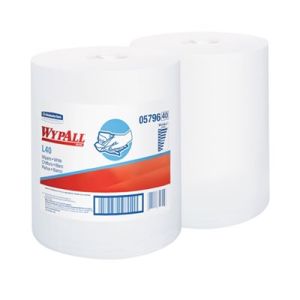 WYPALL L40 WIPERS, 10'' X 12.2'', WHITE, 200 SHEETS/ROLL (2/PKG)