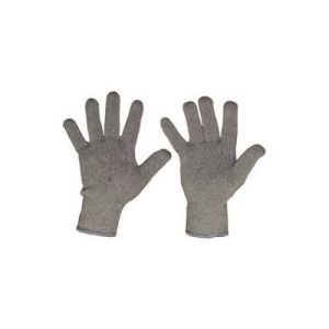 GLOVE STRING KNIT,POLY/ COTTON, 7 GUAGE,GREY