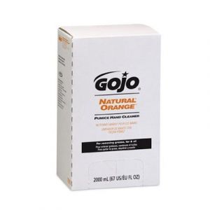 GOJO NATURAL ORANGE PUMICE HAND CLEANER, REFILL, 2000 ML