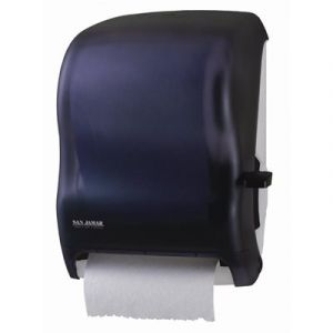 UNIVERSAL DISPENSER FOR HAND TOWELS,LEVER,BLACK