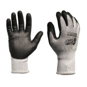 GLOVE,HIGH DEXTERITY, GORILLA GRIP,ANSI A5,MED